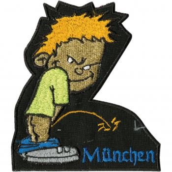 Aufnäher - Pinkelmännchen München - 01946 - Gr. ca. 8cm x 11cm
