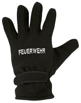 Handschuhe Fleece mit Einstickung FEUERWEHR 31547 schwarz