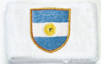 Pulswärmer - Argentinien - 56562 - Schweißband weiiß