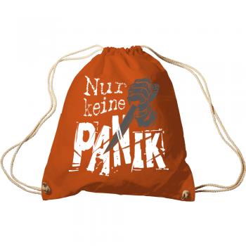 Trend-Bag mit Aufdruck - Nur keine Panik - 65026 - Turnbeutel Sporttasche Rucksack