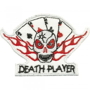 Aufnäher - Kartenspiel Death Player - 04481 - Gr. ca. 8,5cm x 6cm