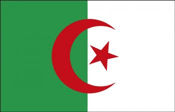 Stockländerfahne - Algerien - Gr. ca. 40x30cm - 77009 - Schwenkflagge