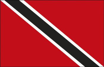 Länder-Flagge - Trinidad und Tobago - Gr. ca. 40x30cm - 77170 - Hissflagge, Fahne, Stockländerfahne