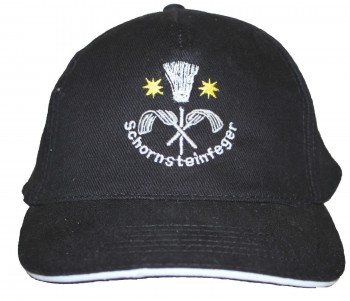 Basballcap Handwerk - SCHORNSTEINFEGER - 68626 schwarz