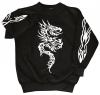 Sweatshirt mit Print - Tattoo - 09067 - Gr. S-2XL