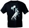 T-Shirt unisex mit Print - Ricky - von ROCK YOU MUSIC SHIRTS - 10747 schwarz - Gr. S-XXL
