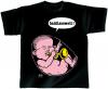 T-Shirt unisex mit Print - baldissoweit Trompete - von ROCK YOU MUSIC SHIRTS - 10363 schwarz - Gr. S-XXL