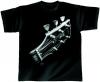 T-Shirt mit Print - Cosmic Guitar - 10371 - ROCK YOU© MUSIC SHIRTS - Gr. S-2XL