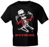 T-Shirt unisex mit Print - Und wie ich wieder.... - von ROCK YOU MUSIC SHIRTS - 10783 schwarz - Gr. S-XXL