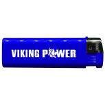 Einwegfeuerzeug mit Motiv - Trucker - Viking Power - 01144 versch. Farben blau