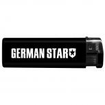 Einwegfeuerzeug mit Motiv - Trucker - German Star - 01159 versch. Farben schwarz