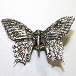 Anstecknadel - Metall - Pin - Schmetterling - Größe - ca 45 x 30 mm - 03905