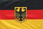Länderfahne - DEUTSCHLAND Bundesadler - Gr. ca. 150 x 90 cm - 07801 - Deko-Länderflagge Jumbofahne