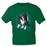 Kinder T-Shirt mit Pferdemotiv - Tinker - 08193 dunkelgrün - ©Kollektion Bötzel - Gr. 110-164