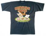 T-Shirt unisex mit Print - Winning Hand - 09273 dunkelblau - Gr. S-XXL