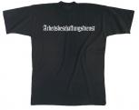 T-Shirt mit Print - Arbeitsbeschaffungsdienst - 09444 schwarz - Gr. S-XXL
