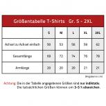 T-Shirt unisex mit Print - Grandmaster Rock - von ROCK YOU MUSIC SHIRTS - 12962 blau - Gr. L