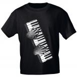 T-Shirt mit Print Piano Player - ROCK YOU MUSIC SHIRTS 10185 Gr. S-2XL