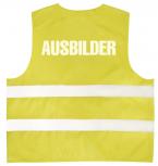 Warnweste mit Aufdruck - AUSBILDER - 10324 gelb S/M