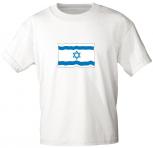 T-Shirt mit Print - ISRAEL Fahne Flagge - 10824 Gr. S-3XL