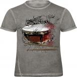 T-Shirt - bursted snare - 12966 - von ROCK YOU MUSIC SHIRTS - Gr. S