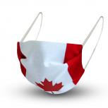 Design Maske aus Baumwolle mit zertifiziertem Innenvlies - Kanada 15483 + Gratiszugabe