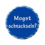 Ansteckbutton - Mogst schnackseln - 03853 - Gr. ca. 5,7 cm