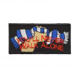Aufnäher Patches You'll never walk alone Gr. ca. 10,5 x 5,3 cm  20589