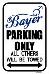 Parkschilder - Bayer Parking Only - 303033 - Gr. 25x40cm