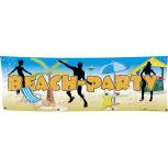 Banner Werbebanner - Beach Party - 3x1m - Spannband für Ihren Werbeauftritt / Bedruckt mit Ihrem Motiv -309801