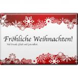 KÜCHENMAGNET - Frohe Weihnachten - Gr. ca. 8 x 5,5 cm - 37664 - Magnet