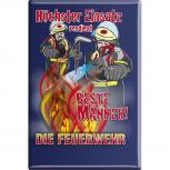 Küchenmagnet - Feuerwehr - Gr. ca.8 x 5,5 cm - 38404 - Magnet
