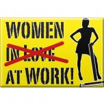 MAGNET - WOMEN AT WORK - Gr. ca. 8 x 5,5 cm  - 38987 - Küchenmagnet