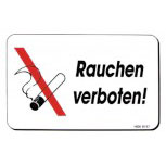 Verbotsschild - RAUCHEN VERBOTEN - Gr. ca. 150 x 95 mm - 308157