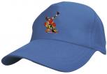 Kinder - Cap mit cooler Skater-Bestickung - Skateboard Skater - 69130-3 blau