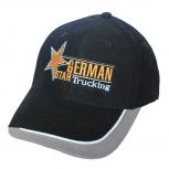 Baseballcap mit Einstickung - German Star Trucking - 69141 schwarz-grau