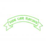Aufnäher Patches Side Car Racing Gr. ca. 28 x 10 cm 07389