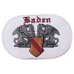 Aufnäher Applikation - Baden Wappen Emblem - 04621 - Gr. ca. 4 x 8 cm