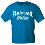 T-Shirt unisex mit Aufdruck - RUHRPOTT ZICKE - 09715 - Gr. S - XXL