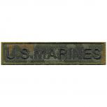 AUFNÄHER - U.S. MARINES - 03098 - Gr. ca. 9 x 2 cm - Patches Stick Applikation