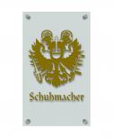Zunftschild Handwerkerschild - Schumacher - beschriftet auf edler Acryl-Kunststoff-Platte – 309419