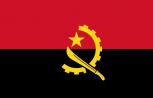 Stockländerfahne - Angola - Gr. ca. 40x30 - 77012 - Schwenkflagge