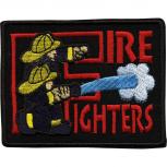 Aufnäher Applikation edles Stick-Emblem 8,5 x 6,5cm -  Feuerwehr - 00296