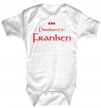 Babystrampler mit Print - Produced in Franken - 08319 weiß - 6-12 Monate