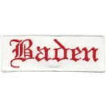 AUFNÄHER - Baden - 00485 - Gr. ca. 8 x 2,5cm Stick Patches Applikation Abzeichen Emblem