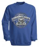 Sweatshirt mit Print - Longfellows - versch. farben zur Wahl - S10281 - Gr. Royal / L