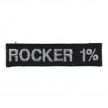 Aufnäher - Rocker One Percent - 03180 - Gr. ca. 10 x 3,5 cm - Patches Stick Applikation