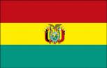 Autofahne - Bolivien - Gr. ca. 40x30cm - 78027 - Länderflagge mit Klemmstab, Fahne, Autoländerfahne