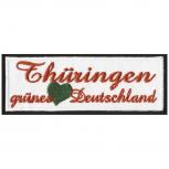 Aufnäher - Thüringen grünes Deutschland - 03127 - Gr. ca. 8,5 x 3 cm