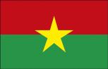 Schwenkflagge - Burkina Faso - Gr. ca. 40x30cm - 77033 - Stockländerfahne